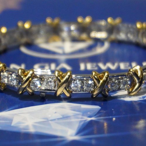 Lắc Tay Tiffany Jean Schlumberger Vàng 18K, 36 Kim Cương